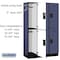 Salsbury Industries Wardrobe Locker, 45" W, 18" D, 76" H, (3) Wide, (6) Openings, Blue 22368BLU - alternate 7